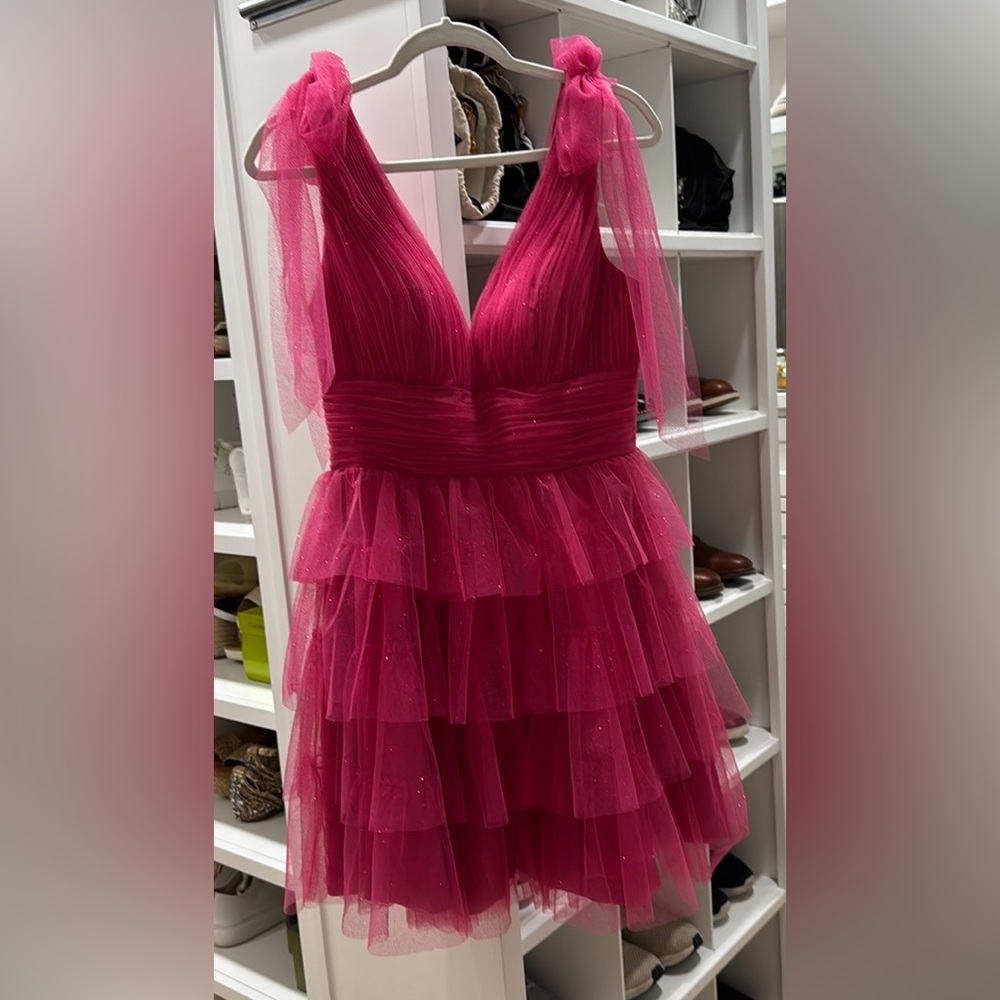 Pink party dress
